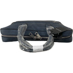 Alfani Messenger Bag Adjustable Cross Body Strap Faux Suede Blue