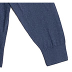 Daniel Cremieux V-Neck Sweater Men's Large Pima Cotton Cashmere Blend Navy