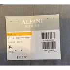 Alfani Vest Men's Small Tuxedo Vest Slim Fit Stretch Fabric Grey & Black