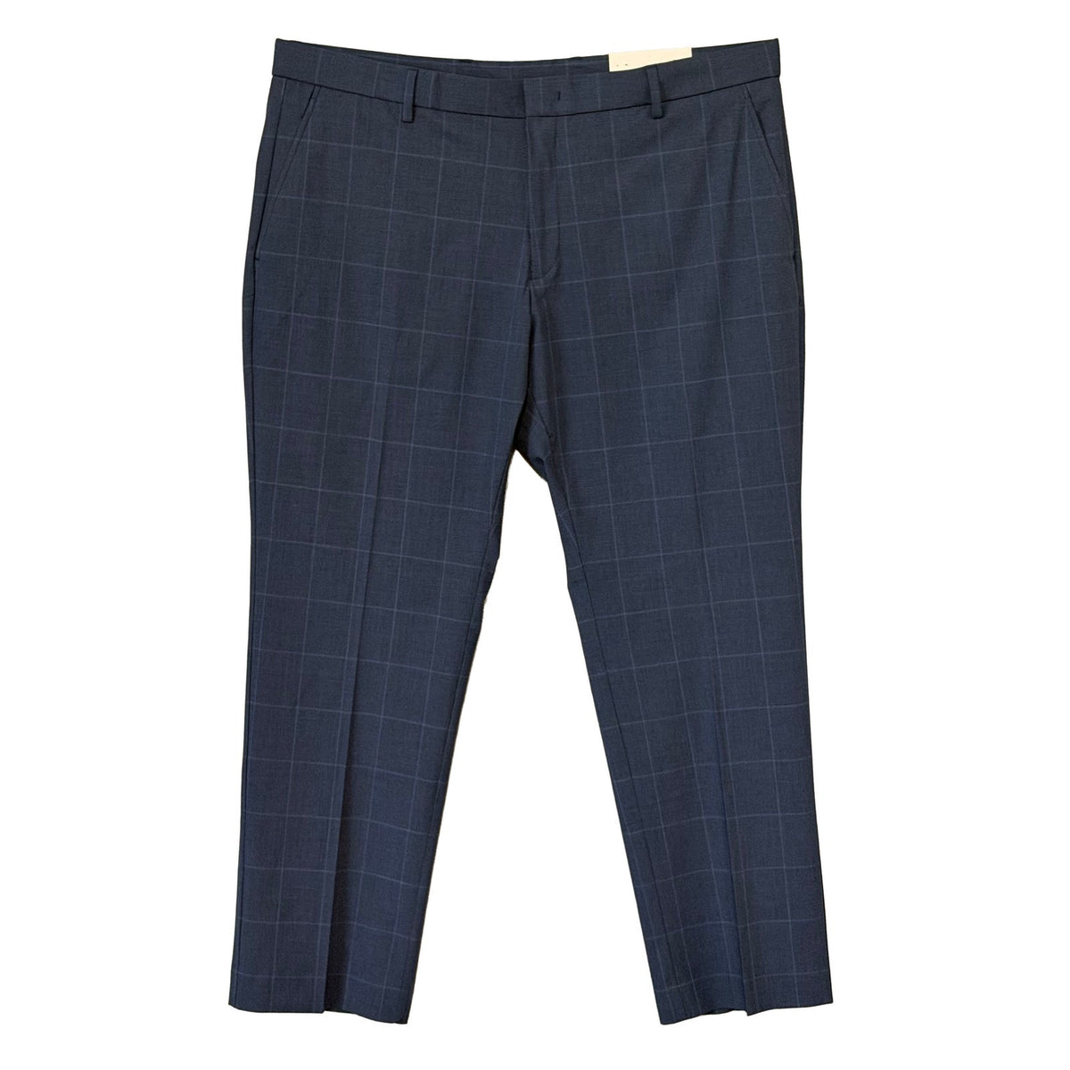 Tommy Hilfiger Dress Pants Men's 38"x29" THFlex Tate Stretch Blue Check