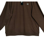 Breezy Quarter-Zip Pullover Men's XXL Long Slv Mock Neck Stretch Espresso