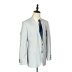 Nautica Sport Coat Men's 46 Long Modern Fit Active Stretch Lt Blue