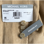 Michael Kors Sport Coat Men's 38 Regular Modern Fit Corduroy Cotton Camel