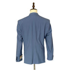 Bar III Suit Jacket Men's 44 Regular Slim Fit Wool Blend Stretch Light Blue