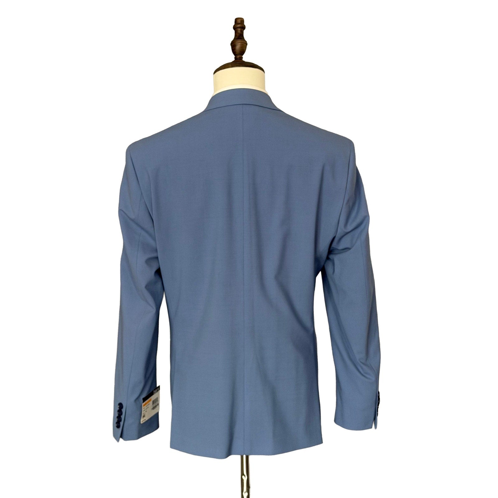Bar III Suit Jacket Men's 44 Regular Slim Fit Wool Blend Stretch Light Blue