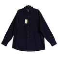 Peter Millar Cotton Cashmere Corduroy Sport Shirt Men's XL Navy Blue