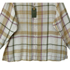 Daniel Cremieux Linen Shirt Men's XXL Cape Town Collection Multicolor Plaid