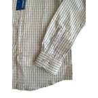Nautica Dress Shirt Men's 14-14.5 32/33 Performance Slim Fit Blue Check