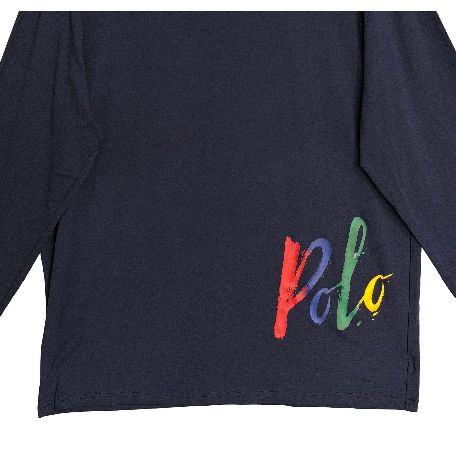 Polo Ralph Lauren T-Shirt Men's XL Crew Neck Long Sleeve Blue