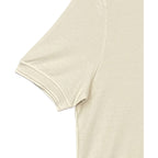 Nautica Polo Shirt Men's Medium Cotton Short Sleeve Cream