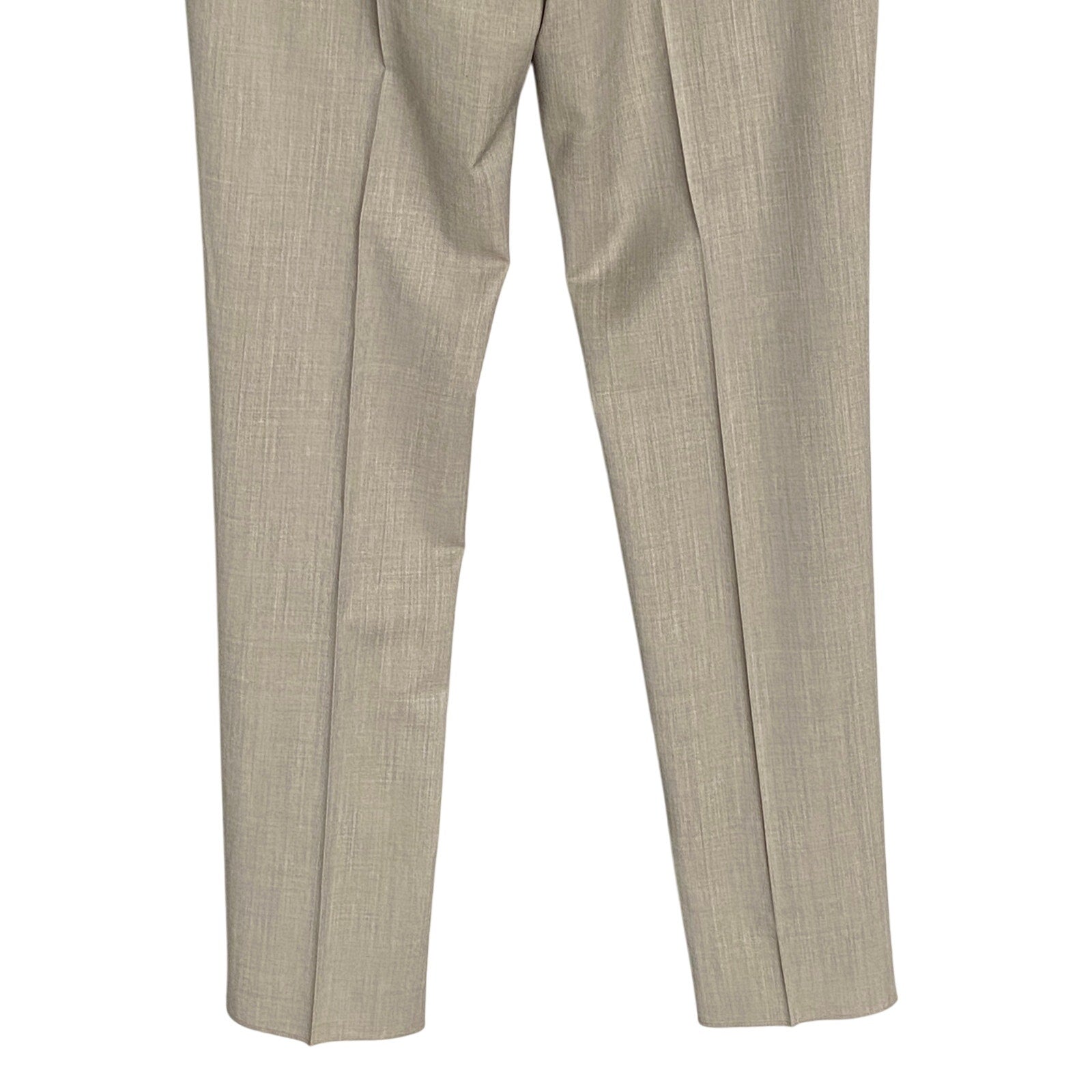 Armani Exchange Pants Men's 32W Dress Pant Raw Hem Wool Taupe Heather