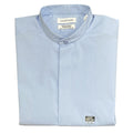 Calvin Klein Shirt Men's Small 14-14.5 Infinite Color Slim Fit Band Collar Blue