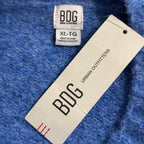 BDG Urban Outfitters Crew Neck Sweater Men's XL Fuzzy Long Sleeve Blue