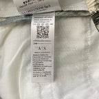 Armani Exchange Shorts Men's 30W Cotton Bermuda Shorts Green Tropical Print