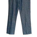 Perry Ellis Portfolio Pants Men's 38"x32" Modern Fit Linen Blend Blueprint
