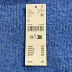 BDG Urban Outfitters Crew Neck Sweater Men's XL Fuzzy Long Sleeve Blue