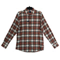 Johnnie-O Knick Performance Men's Medium Flannel Button-Down Shirt Pumpkin