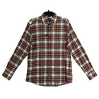 Johnnie-O Knick Performance Men's Medium Flannel Button-Down Shirt Pumpkin