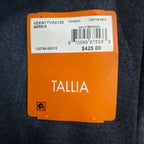 Tallia Men's 48 Regular Venezia Blazer Navy/Brown Wool Blend Stretch
