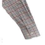 Boss Dress Shirt Men's Small 15-32/33 Sharp Fit Stretch Red & Black Plaid