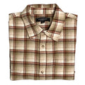Liverpool Los Angeles Shirt Men's Small Casual Button-Up Shirt Brown Gingham