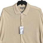 Daniel Cremieux Polo Shirt Signature Collection Men's XXL Long Sleeve Beige