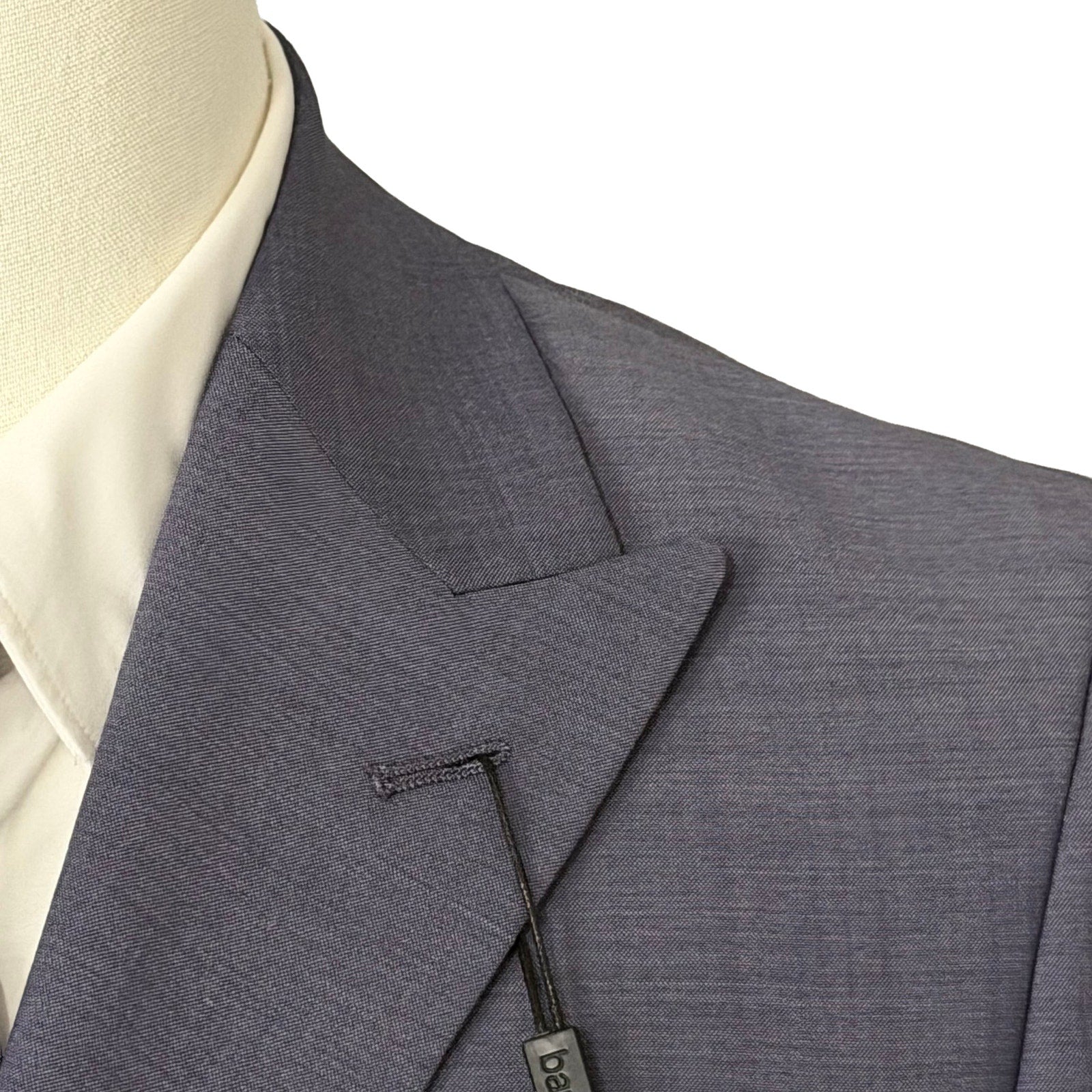 Bar III Suit Jacket Men's 34S Slim Fit Wool Blend Stretch Fabric Lavender