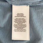 Polo Ralph Lauren Shirt Men's XL Buttonless Polo Cotton Linen Blue