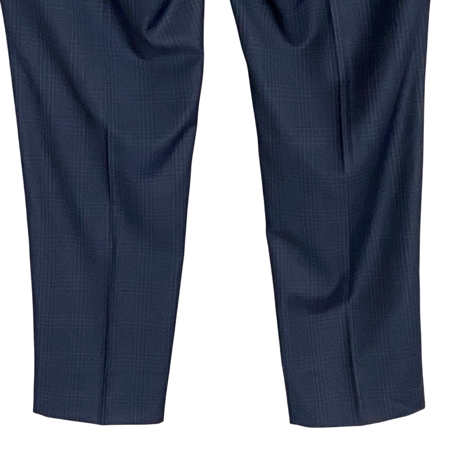 Lauren Ralph Lauren Men's 42x32 Suit Pant Classic Fit Stretch Navy Plaid