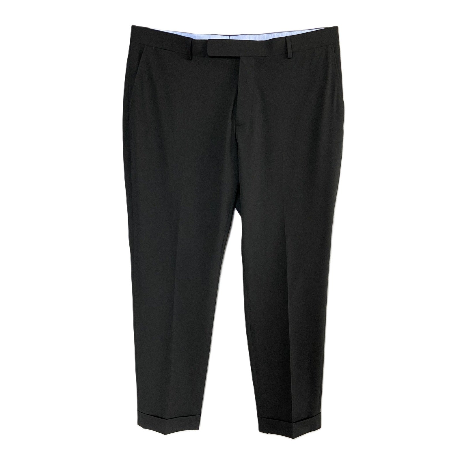 Polo Ralph Lauren Pant Men's 40"x32" Performance Suit Trouser Solid Black