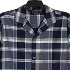 Hart Schaffner Marx Sleepwear Men's Medium Pajama Set Blue Plaid