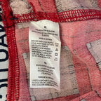 Nautica Sleep Pant Men's XL RestLuxe Elastic Waist Pockets Red & Black Check