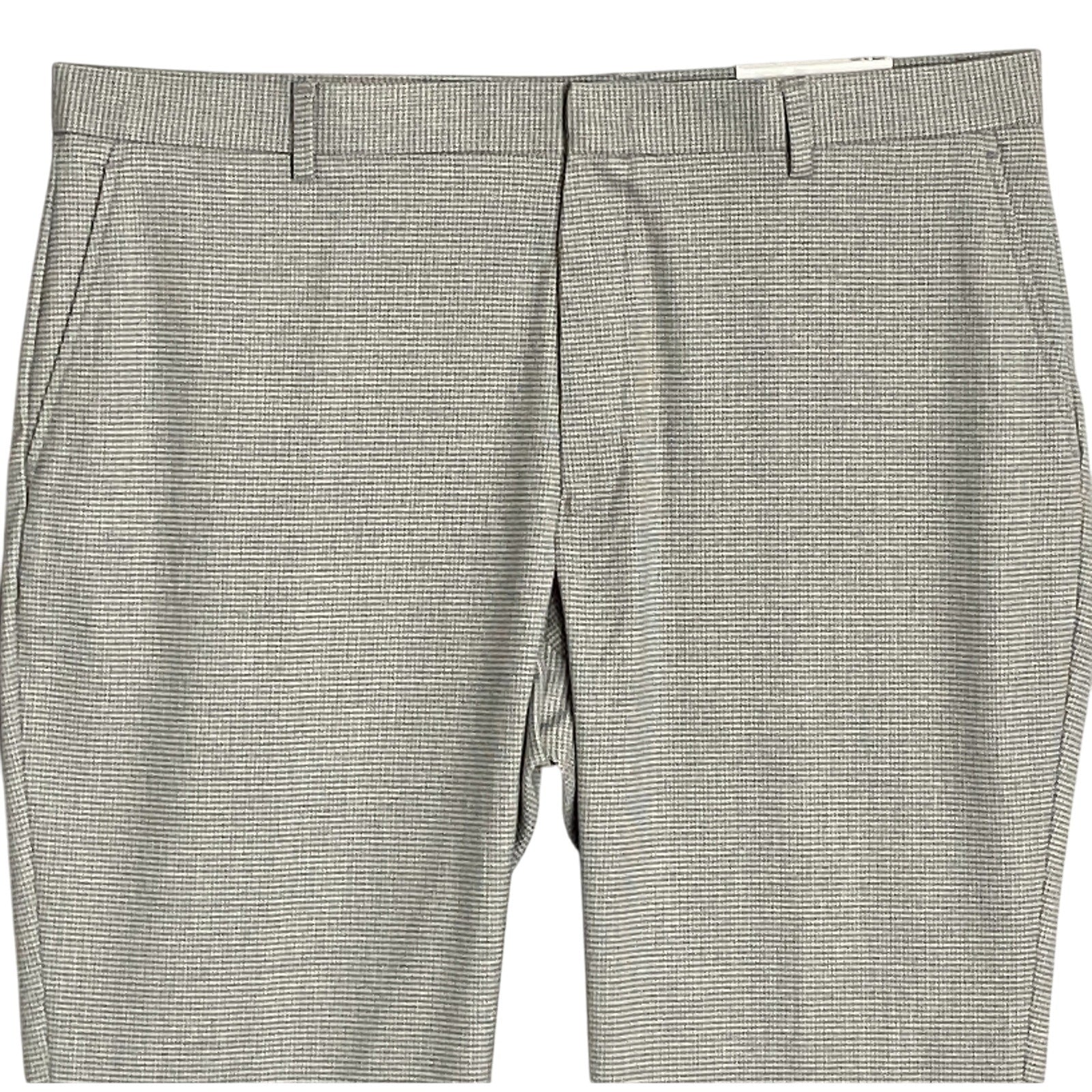 Tommy Hilfiger Men's 38x30 Tate Dress Pant Grey Houndstooth Stretch