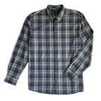 Johnnie-O Shirt Men's XXL Long Sleeve Button-Down Shirt Heather Gray Check