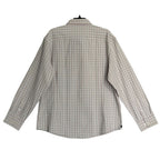 Mizzen+Main Shirt Men's XXL Leeward Trim Fit Long Slv Aluminum Hampton Plaid