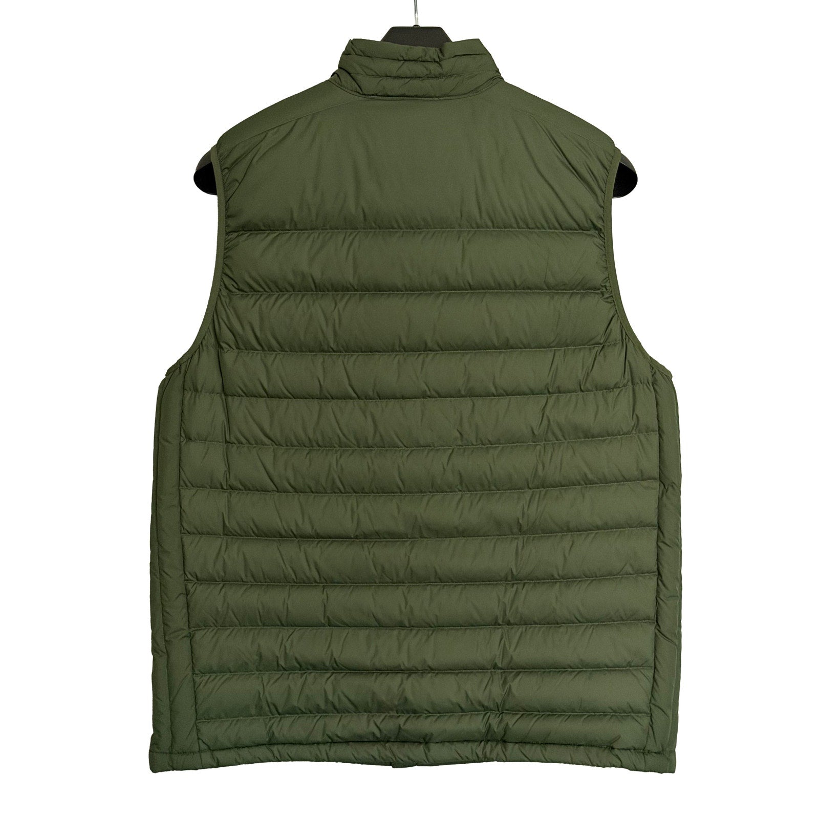 Roundtree & Yorke Down Vest Men's XLT Full Zip Packable Pockets Hunter Green