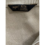 Rhone 1/4 Zip Pullover Men's XL Commuter Sweater Mock Neck Bone
