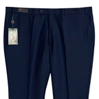 Ted Baker London Pant Men's 42R Wool Joey Dress Pant Solid Navy Blue Raw Hem