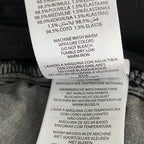 Michael Kors Men's 38x32 Parker Slim Fit Stretch Denim Pants Solid Black