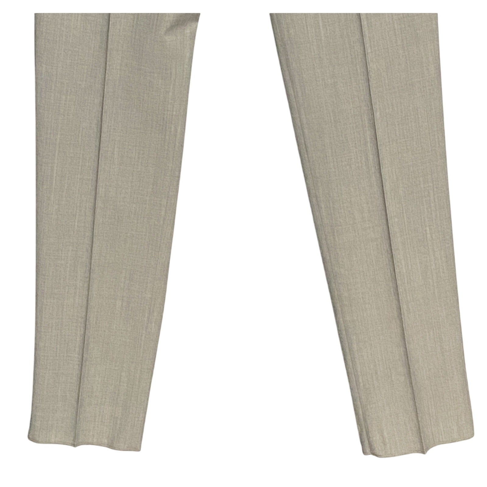 Armani Exchange Dress Pant Men's 32W Flat Front Raw Hem Stretch Wool Taupe