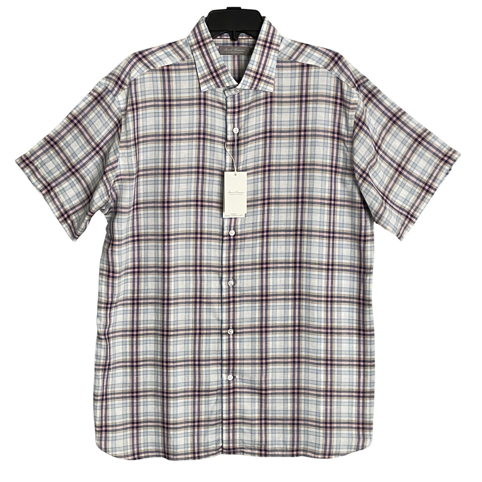 Daniel Cremieux Shirt Signature Collection Men's Large Shirt Hemp Blend