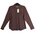 Tommy Bahama Shirt Men's XL "San Sebastian Check" Shirt Pinot Noir