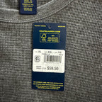 Polo Ralph Lauren Sleepwear Men's XL Crew Neck Long Sleeve Shirt Grey
