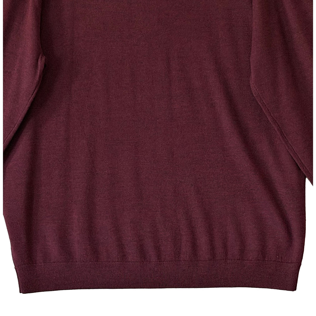Hart Schaffner Marx Quarter Zip Men's 2XT Big & Tall Merino Wool Merlot Heather