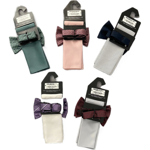 Alfani Bow Tie & Pocket Square Combos - Lot of 5 Men's One Size Multicolor
