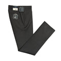 Daniel Cremieux Dress Pant Men's 30R Traveler Raw Hem Comfort Waist Charcoal