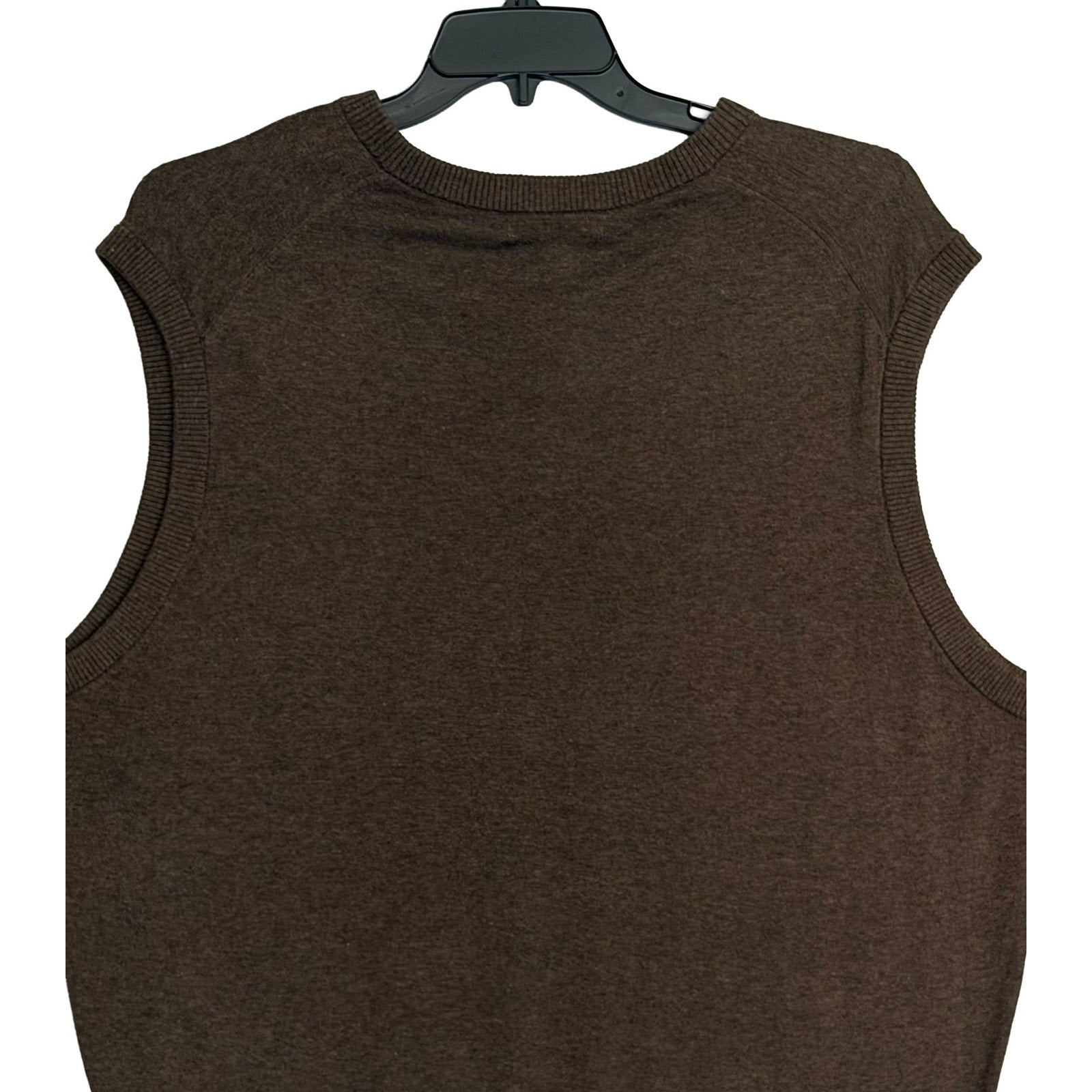 Daniel Cremieux Sweater Vest Men's XXL Supima Cotton Cashmere Blend Brown