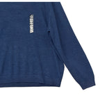Hart Schaffner Marx Sweater Men's 3XB Big & Tall V-Neck Merino Wool Blue Heather