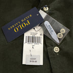 Polo Ralph Lauren Shirt Men's Large Corduroy Classic Fit Long Sleeve Olive