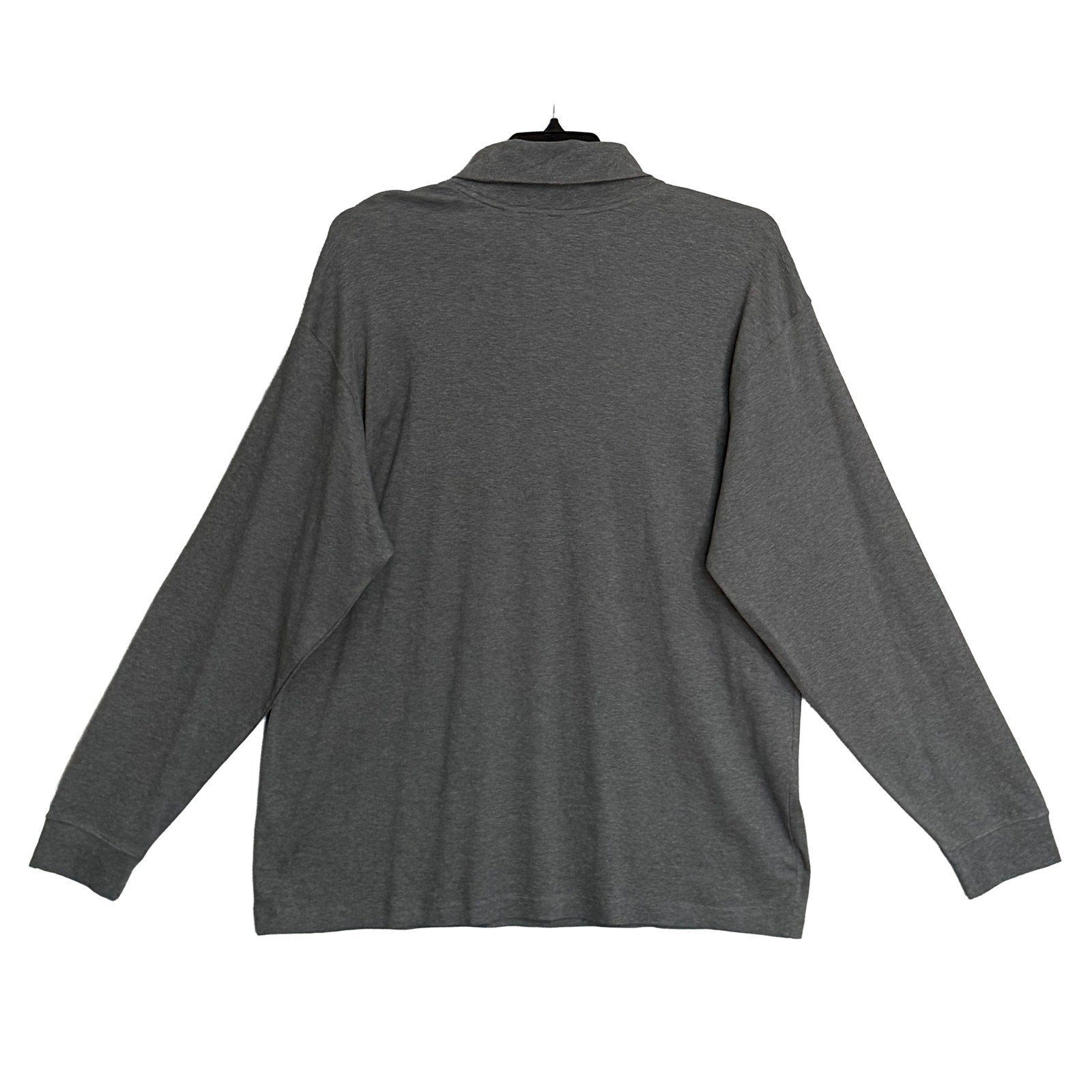 Daniel Cremieux Turtleneck Shirt Signature Solid Interlock Men's XL Grey